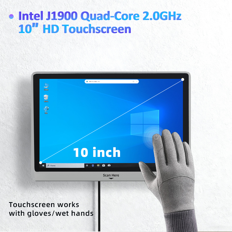 XT802E-X86 10'' WIN10 Price Checker Mirco KIOSK