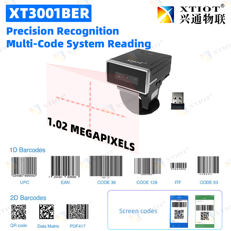 XT3001BER Packing Barcode Ring Scanner Price Grocery Store Barcode Scanner