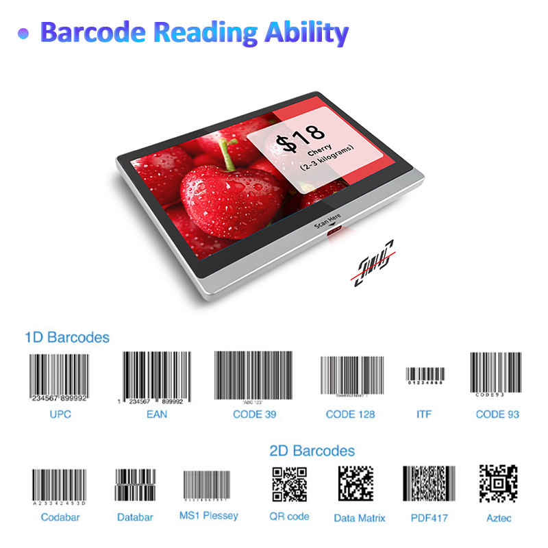 XT802F 15.6'' Android11/13/14 Linux Micro KIOSK Price Checker